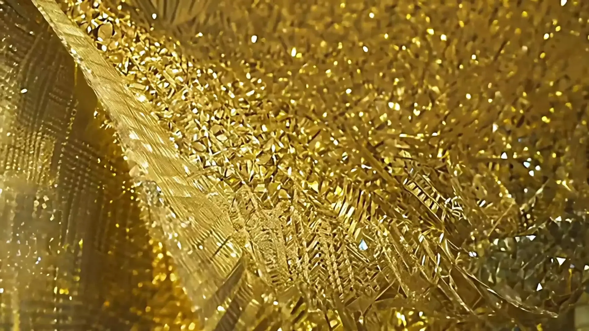 Shimmering Gold Fabric Background for Luxury Product Promos